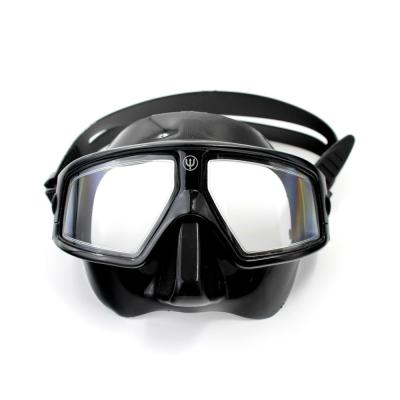 Kính lặn biển tự do PSI Apnea Free Diving All Black