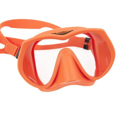 Kính lặn biển Tecline Frameless Orange