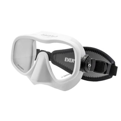 Kính lặn biển Oceanic Shadow Frameless All White